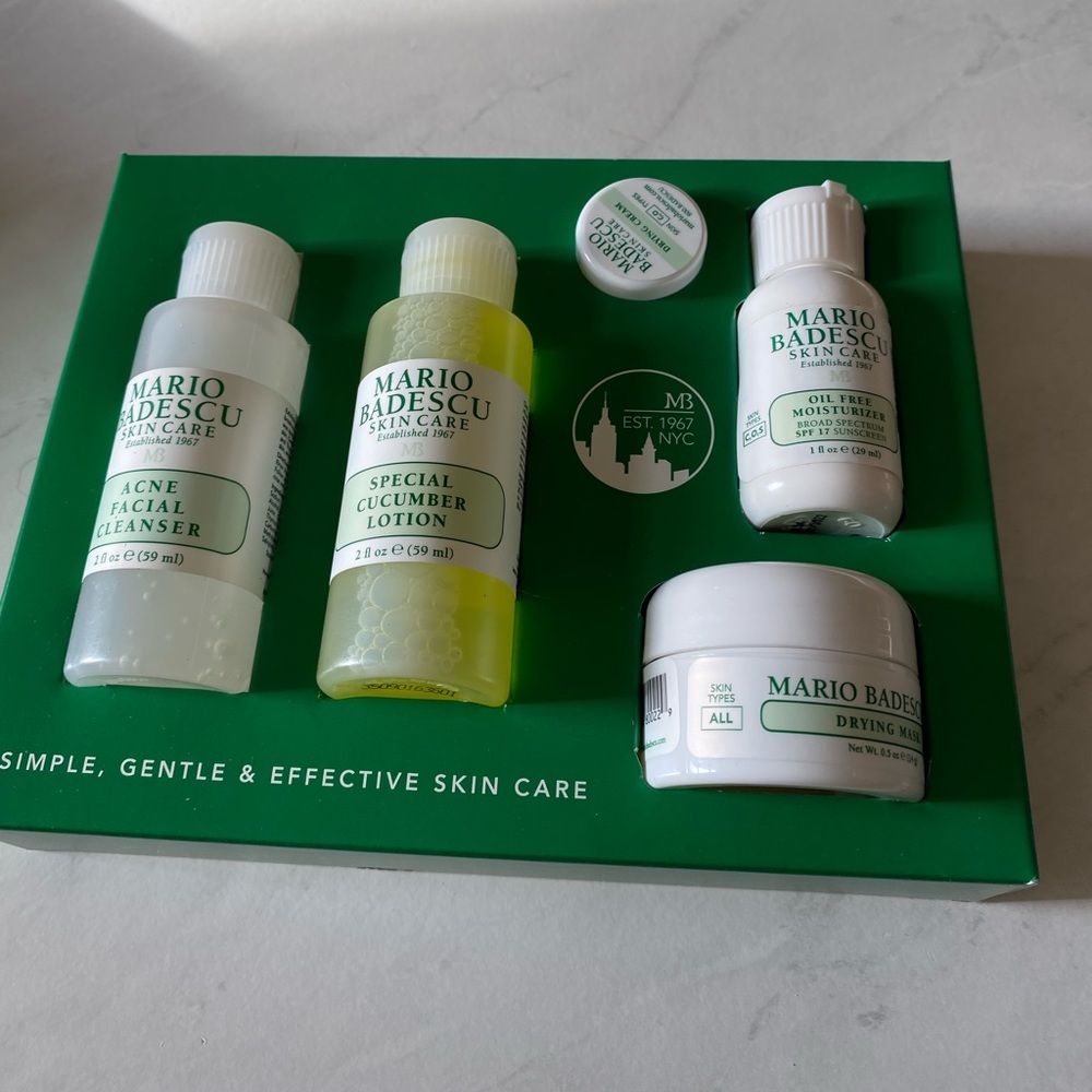 Mario Badescu acne regimen skin care NWT